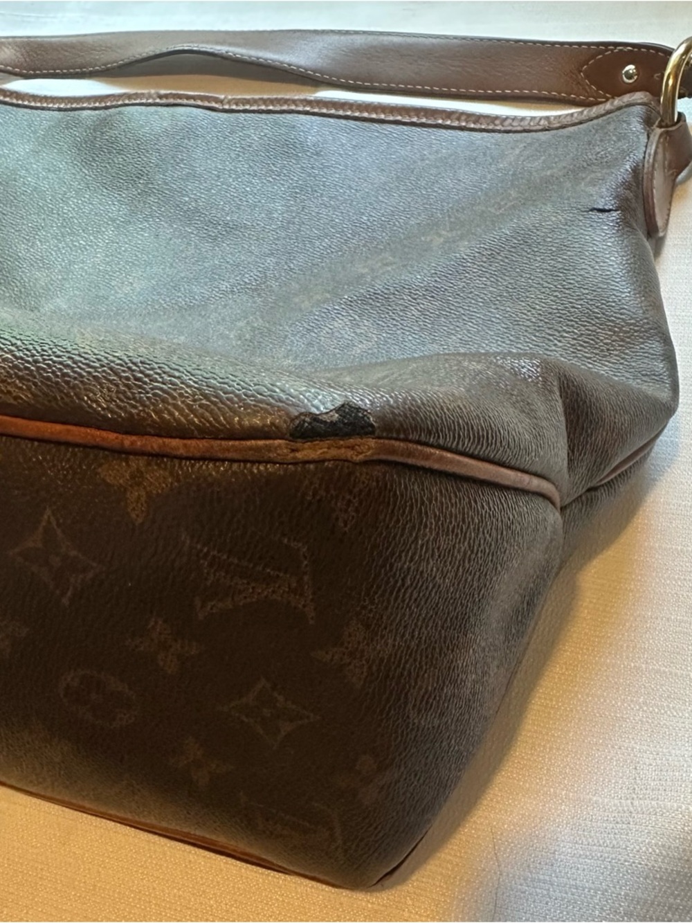 Authentic Louis Vuitton Monogram Vintage Shoulder Bag (Made in USA) - Picture 9 of 16